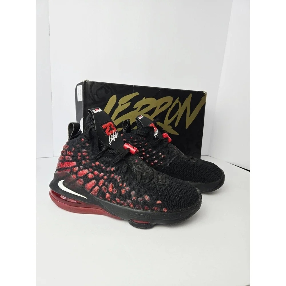 Nike Lebron XVII‎ GS  6 youth black red